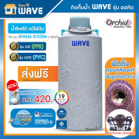 ถังเก็บน้ำบนดิน คู่ปั๊มได้ทุกยี่ห้อ WAVE รุ่น Orchid (ออร์คิด) ขนาด 500 700 1000 ลิตร *ไม่รวมปั๊ม ประหยัดพื้นที่