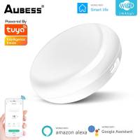 Aubess WiFi-IR รีโมทคอนโทรล IR Hub Wi-Fi(2.4Ghz) ที่เปิดใช้งานอินฟราเรดรีโมทคอนโทรลสำหรับเครื่องปรับอากาศ TV DVD โดยใช้ Tuya Smart Life APP เข้ากันได้กับ Alexa Google Home IFTTT การควบคุมเสียง