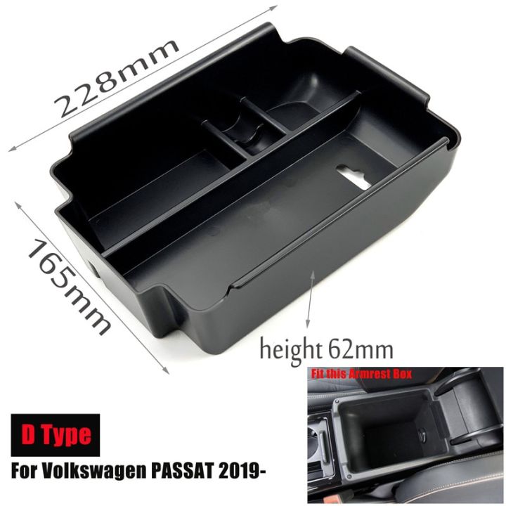 กล่องเก็บของที่เท้าแขนอุปกรณ์เสริมรถยนต์สำหรับ Volkswagen Golf 7 MK7 Golf 6 MK6 Scirocco Touran PASSAT Teramont Tiguan ทูอาเรกชาราน