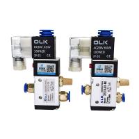 ✥❍✹ 3V210 08 Pneumatic Electric Solenoid Valve 3 Way 2 Position Control Air Gas Magnetic Valve 12V 24V 220V Coil Volt Hose Fittings