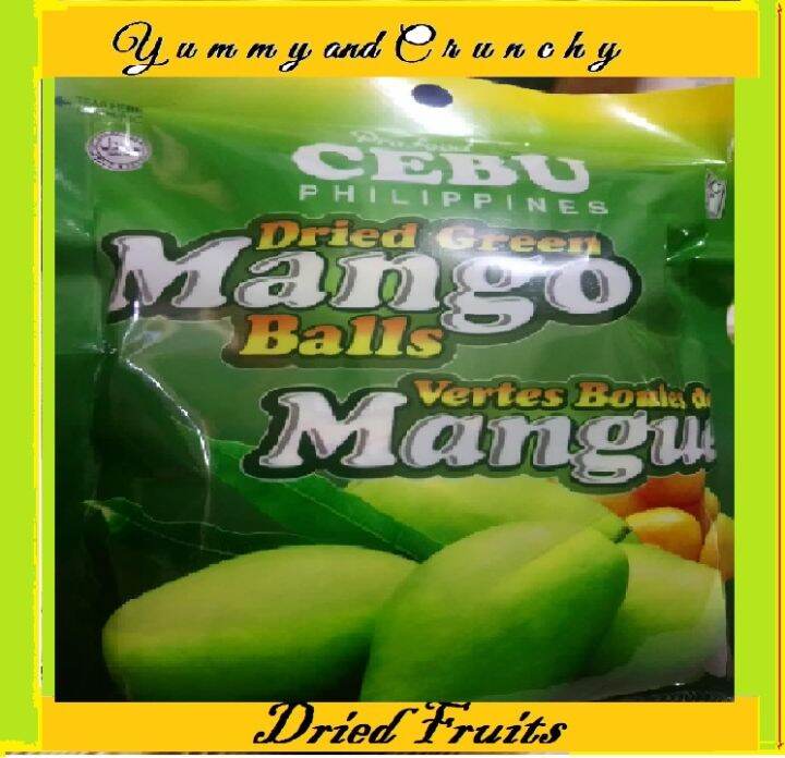 PasalubongCebu DelicaciesCebu Dried Green Mango Balls 100g Lazada PH