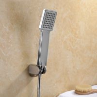 Shower Head Square Shape Bath Spray Water Saving Rain Showerhead High Pressure SPA Rainfall Portable Bathroom Accessories 1pcs