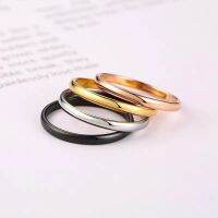 Womens Simple Glossy Rings