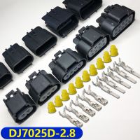 DJ7025D 2.8 car harness connector 2 hole sensor male and female plug 2p3p4p8p10p Delphi series sealed waterproof connector