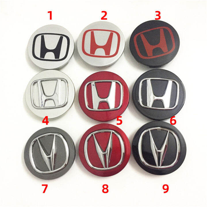 JUWE 4PCS 69mm High Quality Wheel Center Cap Logo honda Hubcaps Cover