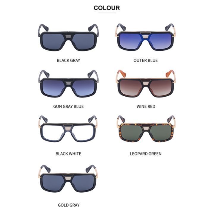 2022-new-retro-double-bridges-men-sunglasses-fashion-black-clear-eyewear-trending-hollow-leopard-blue-sun-glasses-men-women-shad