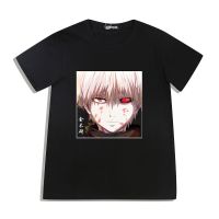 Tokyo Ghoul Kaneki Split Face Tshirt New Authentic T Anime Men Cotton Tshirt Hip Hop Tees