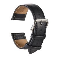 Genuine Leather Watchbands Calfskin Replace Watch Straps 18mm 20mm 22mm 24mm Watch Accessories Men Women Soft Watchband 【BYUE】