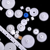 【CC】ↂ♟  2017 New 60 Pcs/set Plastic Set Rack Pulley Worm Gears Wholesale