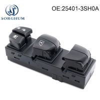 SORGHUM Front Left Eletric Power Window Control Switch For Nissan Sentra Leaf JUKE Rogue X-Traill 25401-3TA5A 25401-3SH0A