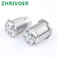 16mm 19mm 22mm Stainless Steel Buzzer with Red LED Lamp IP66 IK09 Audible Warning Light 5V 12V 24V 220V