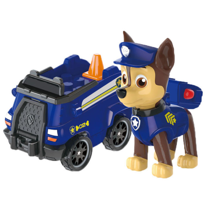 Original Paw Patrol Toys Full Set Chase Skye Rubble Pull Back Car ...