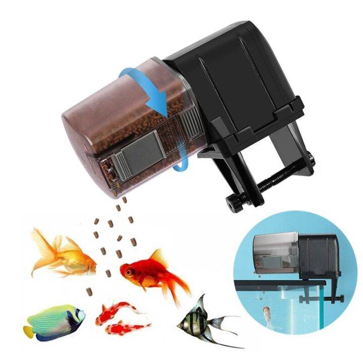 Automatic Fish Feeder Aquarium Fish Food Dispensers Smart Feed Timer
