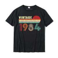 Vintage 1984 Funny 37 Years Old Men Women 37th Birthday T-shirt Top T-shirts Tops T Shirt Cotton Printed Printed Mens - lor-made T-shirts XS-6XL