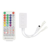 SP511E Wifi Music LED Controller For WS2812B WS2811 Addressable Pixel RGB LED Strip Dual Output Alexa Voice APP Control