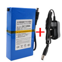 NEW high qualityDC 12V 9800 MAH ความจุสูงแบตเตอรี่แบบชาร์จไฟได้พิเศษไอออนสำรอง .LED แบตเตอรี่ฉุกเฉิน