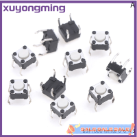 Xuyongming สวิตช์ไมโครปุ่ม B3F-5000 B3F-4000 B3F-4055 10ชิ้น B3F-5050สวิตช์ขนาด12X12