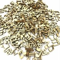 【YF】∏✜  100pcs Cut Wood Music Note Embellishment Wedding