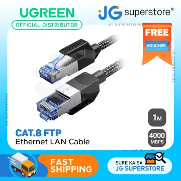 UGREEN 20 Meters CAT 8 Nylon Braided RJ45 LAN Ethernet Network Cable w – JG  Superstore