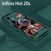 Infinix Hot 20S เคสการ์ตูนแบรนด์อินเทรนด์อวกาศนักบินอวกาศเคสโทรศัพท์ Infinix Hot 11 2022เคสโทรศัพท์