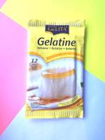 ✨แผ่นเจลาติน ตราเยลลิต้า GELITA (gelatin) ราคาต่อ 1 ซอง  (?สั่งซื้อ 2 ซองแถม 1 ซองกันไปเลย?) เจลาตินชนิดแผ่น ซองบรรจุ 20 กรัม 1 ซอง