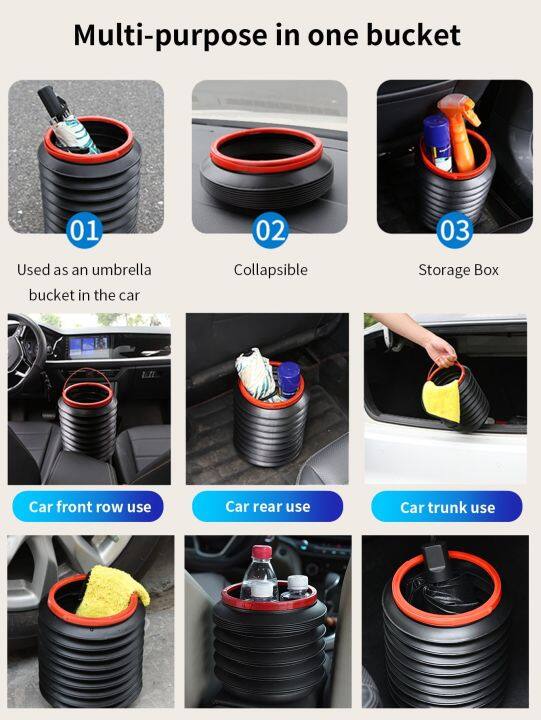 hot-dt-car-retractable-magic-bucket-4l-folding-garbage-bin-multifunctional-storage