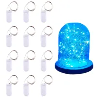 [12 Pack] LED Fairy Lights Battery Operated String Lights,DIY LED Xmas Lights For Holiday,Wedding,Party, Garland Christmas Decor