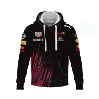 F1แข่ง3D ผู้ชายพ่อแม่และลูกเสื้อกันหนาวหมวกแขนยาวเสื้อกันหนาวเยาวชนขนาดบวกอินเทรนด์เสื้อกันหนาวหมวกผู้ผลิตฤดูใบไม้ร่วงหลวมด้านบน