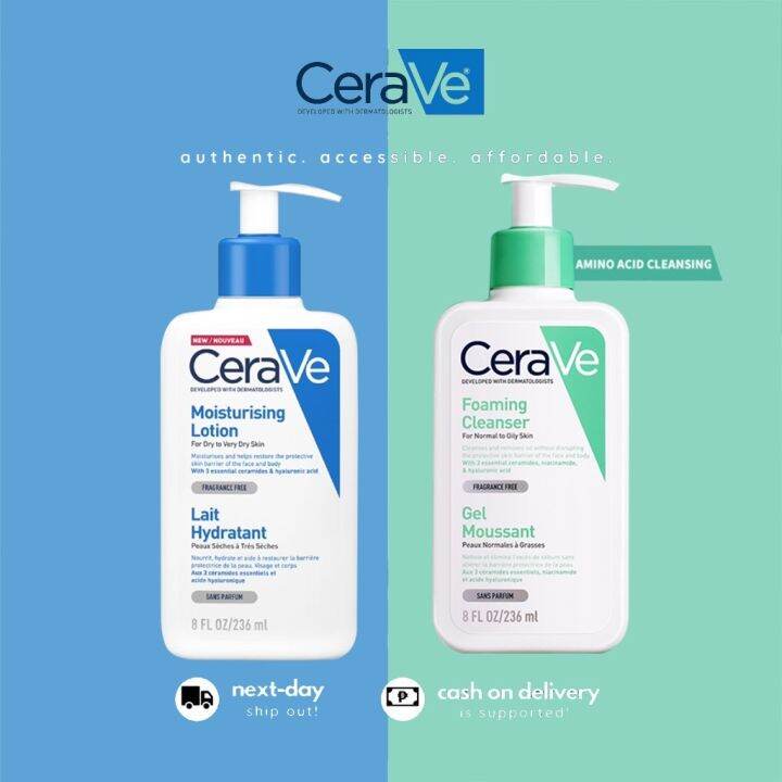 babbage ph CeraVe Foaming Gel Facial Cleanser Face Amino Acid Cleansing ...