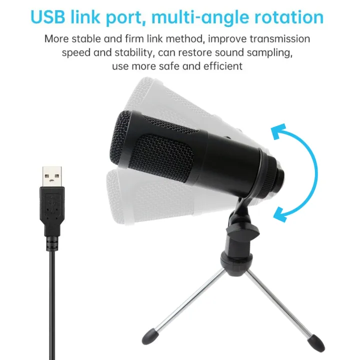 YTOM M1 PRO Streaming USB Microphone Metal Condenser Microphones for ...