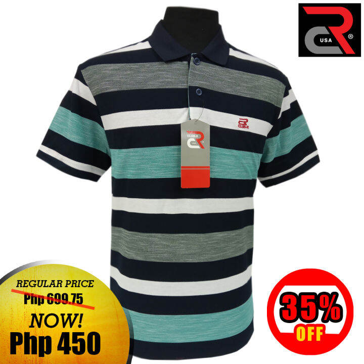 CLUB R MENS TSHIRT WITH COLLAR Lazada PH