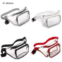 【Ready Stock】 ✶☃✖ C23 [PC] Women Transparent Waist Fanny Pack Belt Bag Travel Hip Bum Small Purse Chest Phone Pouch