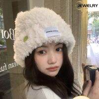 ฤดูหนาวผู้หญิงตุ๊กตาชาวประมงหมวกอินเทรนด์ถักหนาอบอุ่น Earmuff ขนยาวอ่าง Cap