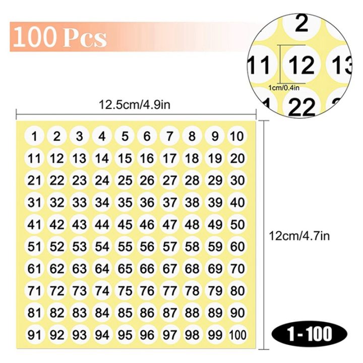 200-sheets-number-labels-stickers-1-100-numbers-round-stickers-0-4-inch-small-self-adhesive-number-labels-for-office