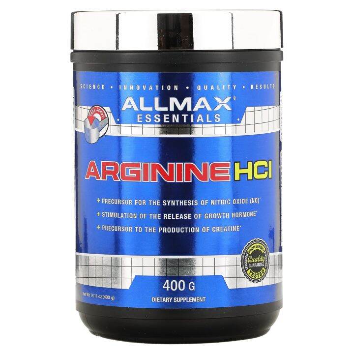 [PREORDER] ALLMAX NUTRITION ARGININE HCI 400G CREATINE PRE WORKOUT L