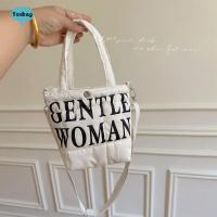 GDRGHJN Thai Gentlewoman กระเป๋าผ้าใบตัวอักษรขนาดเล็กเรียบง่ายผู้หญิงขนาดเล็ก