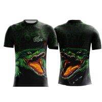 Crocodile tips Slumdog 3D digital print T-shirt summer sports comfort