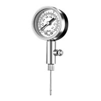 Accurate Ball Pressure Gauge Heavy-Duty Metal-MadeTest and Adjust The Pressure for Football Soccer and Other Ball Dropship