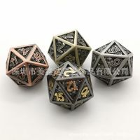 ☽ dice hollow single oversized sides for as collectible gifts board games