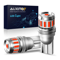 AUXITO หลอดไฟ Led W5W T10 2ชิ้นสำหรับตั้งจอดรถไฟโดมแผนที่ภายใน12V สีขาว6500K