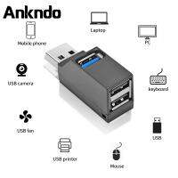 [HOT HAIXWLXKWW 589] ANKNDO USB HUB 3.0 2.0 Port Expander Adapter ตัวแยกแล็ปท็อปสำหรับเครื่องพิมพ์ความเร็วสูง HAB