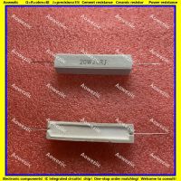 【DT】hot！ 10Pcs RX27 Horizontal cement resistor 20W 20 ohm 20R 20RJ 20W20RJ 20ohm Resistance precision 5  resistance