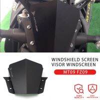 For YAMAHA MT09 FZ09 Motorcycl CNC Front Windshield Spoiler WindScreen Screen Black Air Wind Deflector Accessories MT 09 FZ