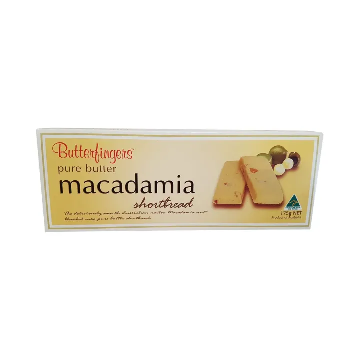 BISCUITS Butterfingers Pure Butter Macadamia Shortbread 175g Lazada