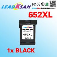 1x Leadksam 652ตลับหมึกสีดำใช้ได้กับ Hp652 Deskjet 1115 1118 2135 2136 2138 3635 3636 3835 4535 4538 4536