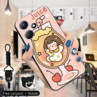 เคส PMP สำหรับ Infinix เคสโทรศัพท์ป้องกัน TPU ซิลิโคนนิ่มกันกระแทกลายการ์ตูนเด็กหญิงเด็กชาย30 30i 30เล่น (แหวนใส่นิ้ว + เชือกเส้นเล็ก) Botol Minuman เคสคู่รูปหมีกระต่ายเบียร์