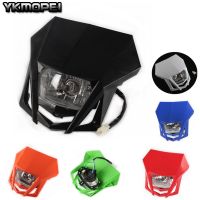 ⊕◇♦ Universal Headlights Headlamp For CR YZ RM KX EXC DR Husaberg Husky Gas Gas CRF YZF WRF KXF KLX RMZ RMX DRZ Black