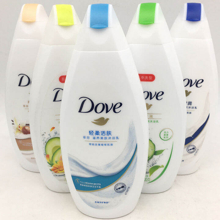 Postage Dove shower gel milk 400ml milk cherry blossom nourishing skin moisturizing men and