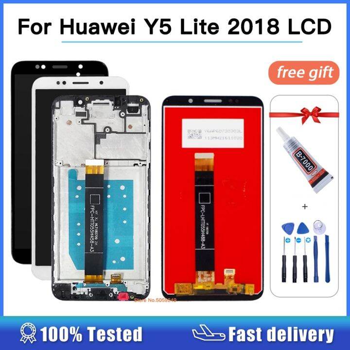 For Huawei Y5 Lite Lcd Display Touch Screen With Frame Replacement