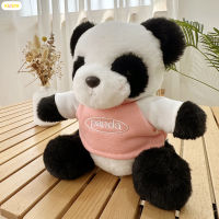 KISSYA ของเล่นแพนด้าตุ๊กตายัดไส้จำลอง Boneka Mainan น่ารักสร้างสรรค์ของขวัญสะดวกสบายสำหรับเด็กเด็ก